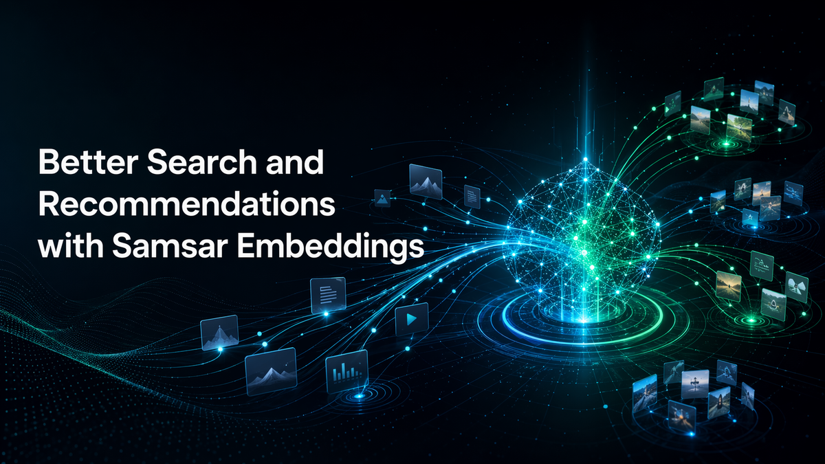 Managed APIs for deploying SoTA Search and Recommendation systems with minimal configuration requirements banner